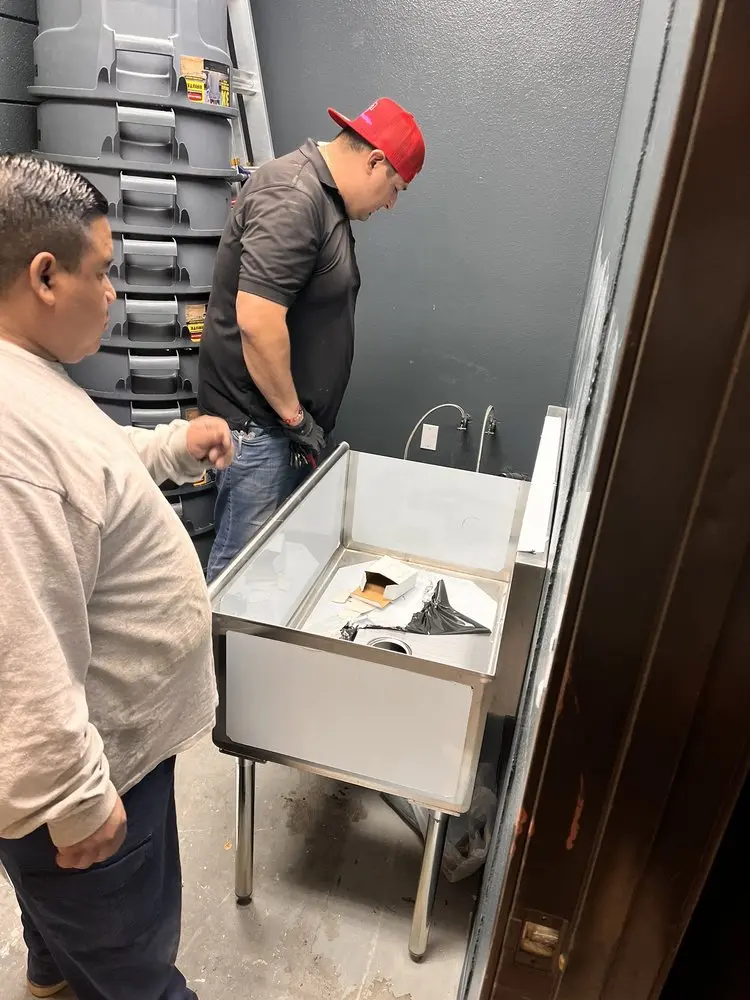 Commercial plumbing and sink installation in Anclote